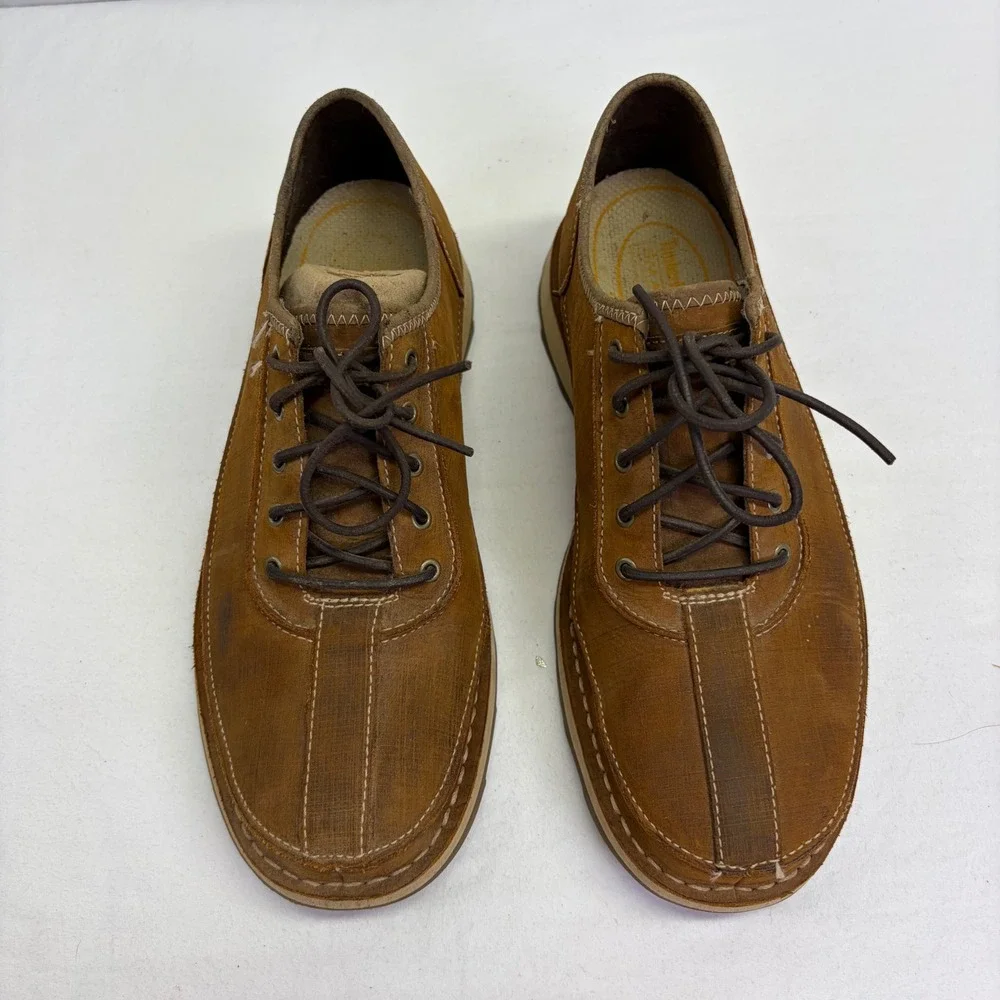 Timberland Oxford Shoes Mens 10M Brown Leather Comfort Zone Casual Gorpcore
